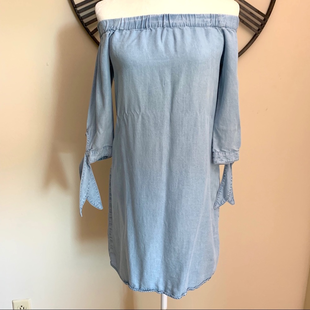 Ella Moss Lyocell Tencel Dress Off Shoulder